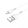 Кабель hoco X37 Cool power charging data cable for Micro - White