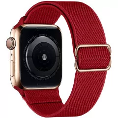 Ремешок эластичный для Apple Watch 38/40mm - Красный