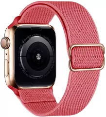 Ремешок эластичный для Apple Watch 42/44/45/49mm - Коралловый