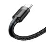 Кабель Baseus cafule Cable USB For Type-C 3A 1M (CATKLF-BG1) - Gray+Black