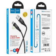 Кабель hoco U93 Shadow charging data cable for Micro - Black