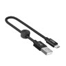 Кабель hoco X35 Premium charging data cable for Micro(L=0.25M) - Black