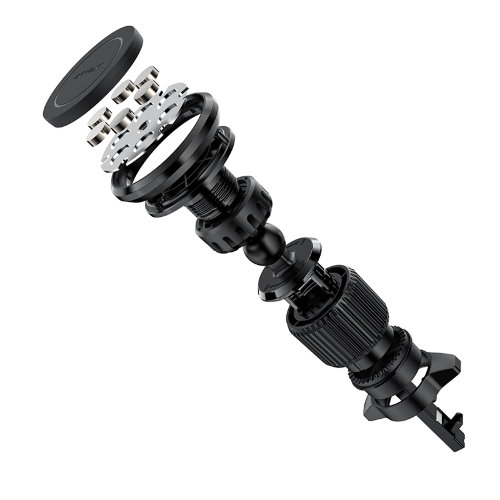 Автодержатель с беспроводной зарядкой Acefast D6 air vent magnetic car holder - Black
