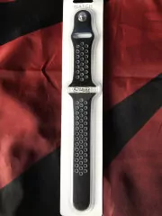 Ремешок Спортивный Apple Watch 42/44/45/49mm - Черно/Белый