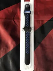 Ремешок Спортивный Apple Watch 38/40/41mm - Черно/Синий