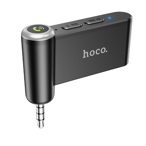 Автомобильный Bluetooth-приемник hoco E58 Magic music car AUX BT receiver - Black