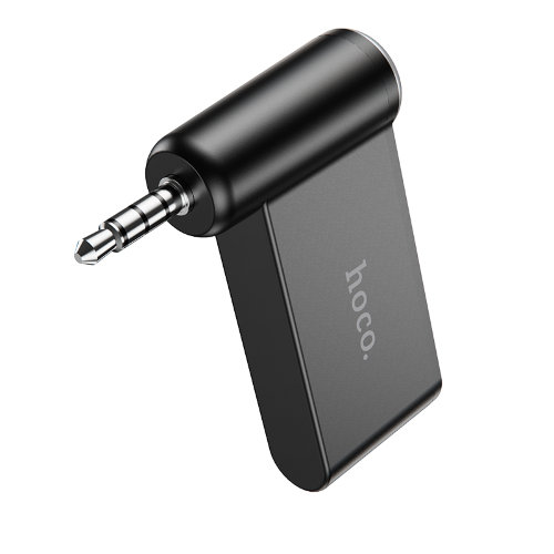 Автомобильный Bluetooth-приемник hoco E58 Magic music car AUX BT receiver - Black