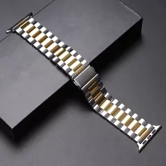 Браслет для Apple Watch 42/44/45/49mm - Silver/Gold