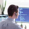 Гарнитура hoco E60 Brightness business BT headset - White