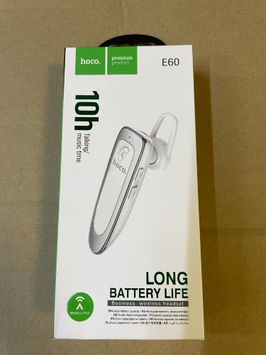 Гарнитура hoco E60 Brightness business BT headset - White