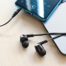 Наушники Borofone BM37 Noble sound wire control earphones with mic - Black