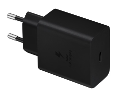 Сетевое зарядное устройство Samsung Power Adapter 45W PD Compact Design + Кабель USB-C to USB-C EP-T4510 - Black