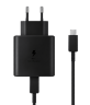 Сетевое зарядное устройство Samsung Power Adapter 45W PD Compact Design + Кабель USB-C to USB-C EP-T4510 - Black