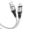 Кабель Hoco X50 Excellent charging data cable for iP - Gray