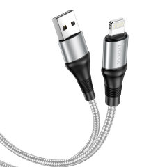 Кабель Hoco X50 Excellent charging data cable for iP - Gray