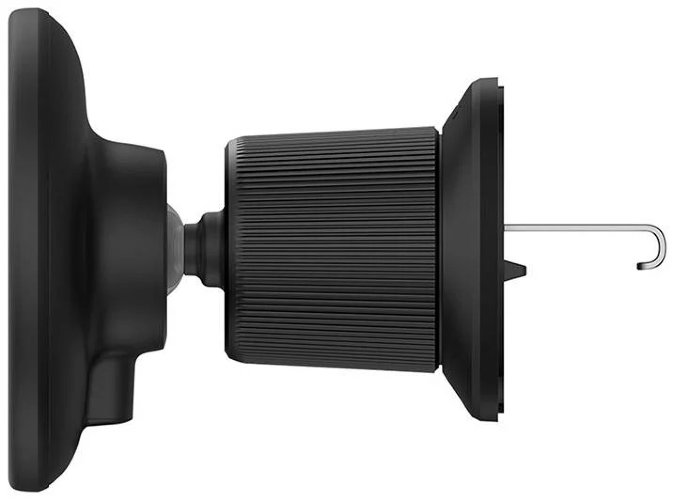 Автодержатель с беспроводной зарядкой Baseus CW01 Magnetic Wireless Charging Car Mount Air Vent Version 15W (C40141001111-00) - Черный