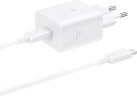 Сетевое зарядное устройство Samsung Power Adapter 45W Low Standby + Кабель USB-C to USB-C EP-T4511 - White