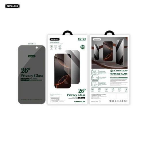 Защитное стекло SUPGLASS Privacy Glass SG-04 IPh18 Pro Max (6.9)