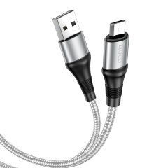 Кабель Hoco X50 Excellent charging data cable for Micro - Gray