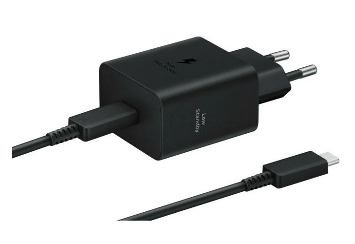 Сетевое зарядное устройство Samsung Power Adapter 45W Low Standby + Кабель USB-C to USB-C EP-T4511 - Black