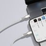 Кабель Baseus Cafule Series Metal Data Cable Type-C to iP PD 20W 1m (CATLJK-A02) - White