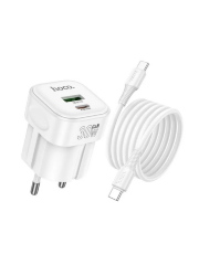 Зарядное устройство HOCO C167A Surpass PD30W+QC3.0 Charger Set(Type-C toType-c) - White