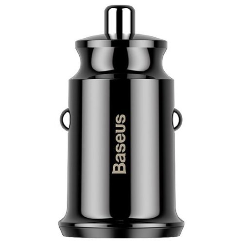 Автомобильное зарядное устройство Baseus Grain Car Charger (Dual USB 5V 3.1A) (CCALL-ML01) - Черный