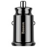 Автомобильное зарядное устройство Baseus Grain Car Charger (Dual USB 5V 3.1A) (CCALL-ML01) - Черный