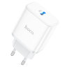 Зарядный конвертер Hoco C104A stage single port PD20W charger (EU) - White