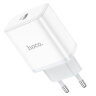 Зарядный конвертер Hoco C104A stage single port PD20W charger (EU) - White