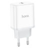 Зарядный конвертер Hoco C104A stage single port PD20W charger (EU) - White