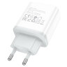 Зарядный конвертер Hoco C104A stage single port PD20W charger (EU) - White