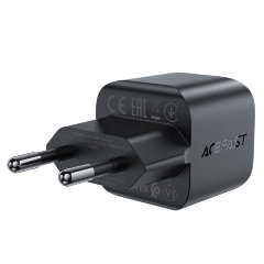 Сетевой адаптер ACEFAST A77  mini PD30W GaN USB-C - Black