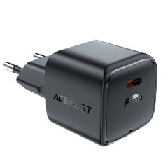 Сетевой адаптер ACEFAST A77  mini PD30W GaN USB-C - Black