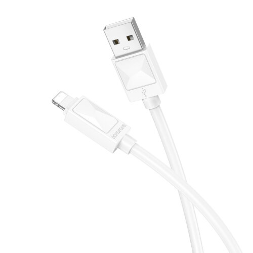Кабель BOROFONE BX109 Joy charging data cable For IP White