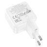Зарядный конвертер HOCO C111A lucky dual port PD30W+QC3.0 charger (EU) - White