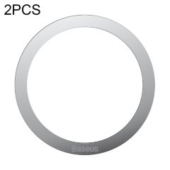 Магнитное кольцо Baseus Halo Series Magnetic Metal Ring 2pcs/pack - Silver (PCCH000012)
