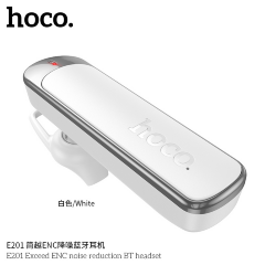 Беспроводные наушники HOCO E201 Exceed ENC noise reduction BT headset - White