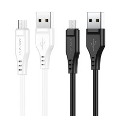 Кабель Acefast C3-09 Micro TPE charging data cable - Black