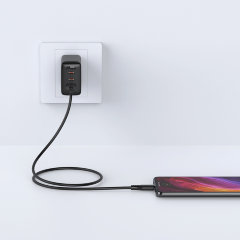 Кабель Acefast C3-09 Micro TPE charging data cable - Black
