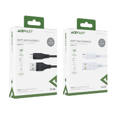 Кабель Acefast C3-09 Micro TPE charging data cable - Black
