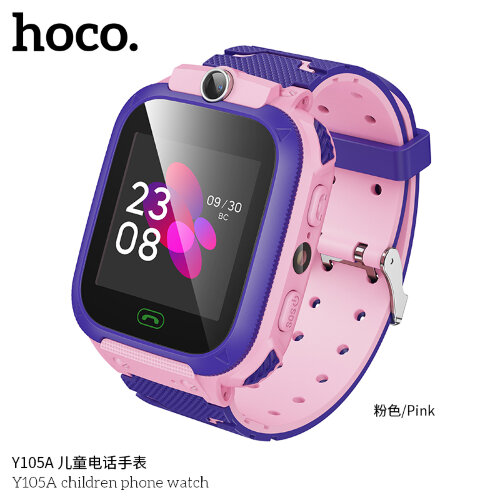 Детские умные часы HOCO Y105A Childern phone watch - Pink