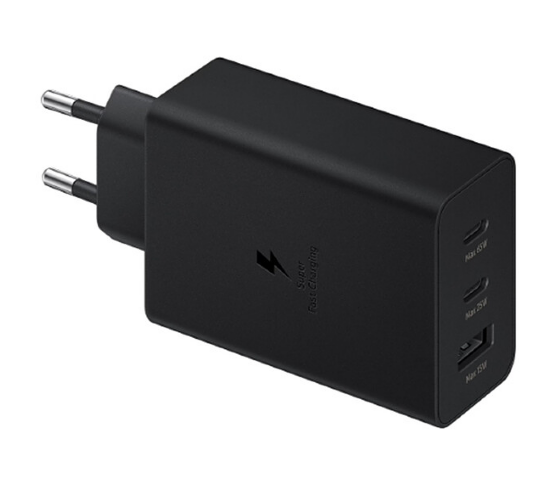 Сетевое зарядное устройство Samsung 65W PD Power Adapter Trio EP-T6530 - Black