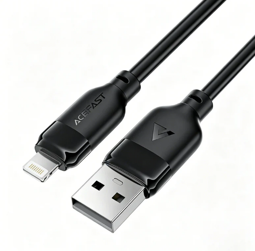 Кабель ACEFAST C16-06 USB-A to Lightning TPU charging data cable 2M - Black