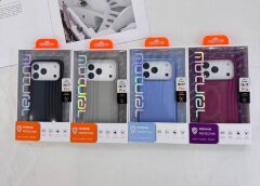 Чехол Mutural Elegant Lychee Series For IP 17/18 Pro - Light Blue