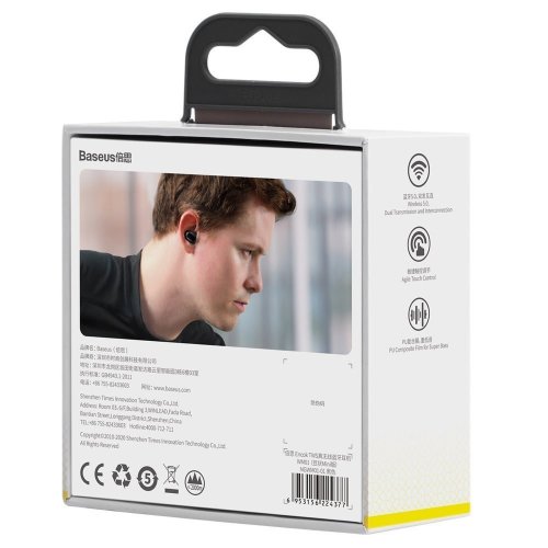 Беспроводные наушники Baseus Encok True Wireless Earphones WM01 (NGWM01-01) - Black