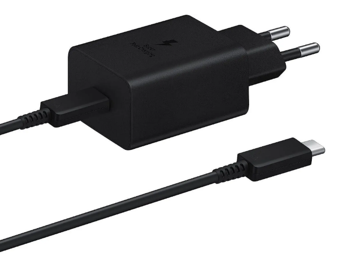 Сетевое зарядное устройство Samsung 65W PD Power Adapter Trio + Кабель EP-T6530 - Black