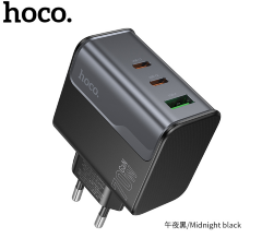Сетевой адаптер HOCO CS75A Star Speed PD70W(2C1A) charger Midnight Black