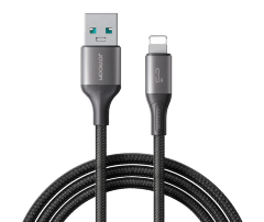Кабель JoyRoom S-A28 Flash Series 3A Fast Charging Data Cable (USB-A to Lightning) 2m-Black