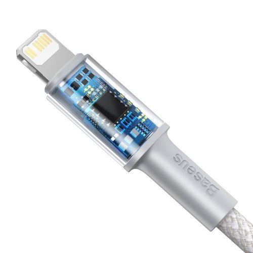 Кабель Baseus High Density Braided Fast Charging Data Cable Type-C to iP PD 20W 1m (CATLGD-02) - White